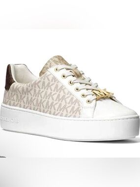 MICHAEL KORS POPPY LACE UP LOGO SNEAKER WOMENS
Size 9.5 M